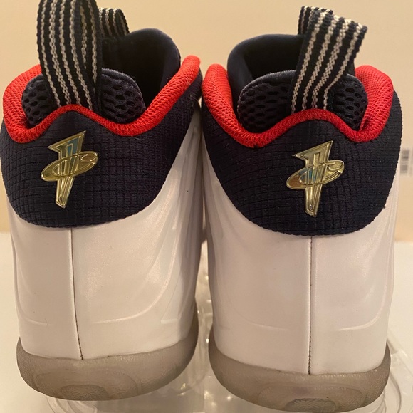 NIKE AIR FOAMPOSITE ONE OLYMPIC (GS) SIZE 7Y EXCELLENT TO NEAR MINT CONDITION - Picture 3 of 13